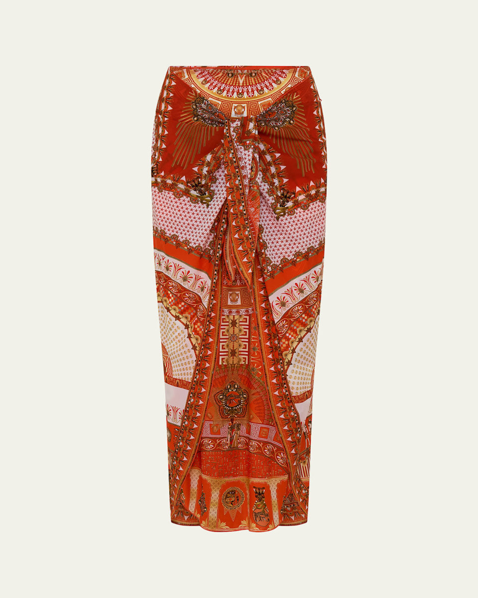 The Obelisk Gate Layered Long Sarong Coverup